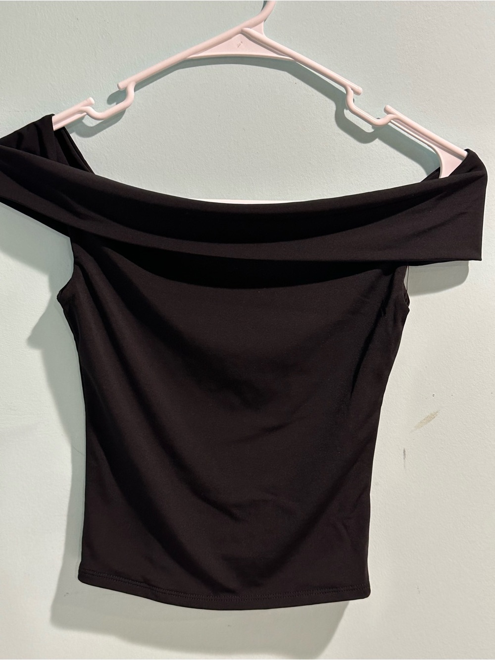 Garage Black Off-Shoulder Camisole